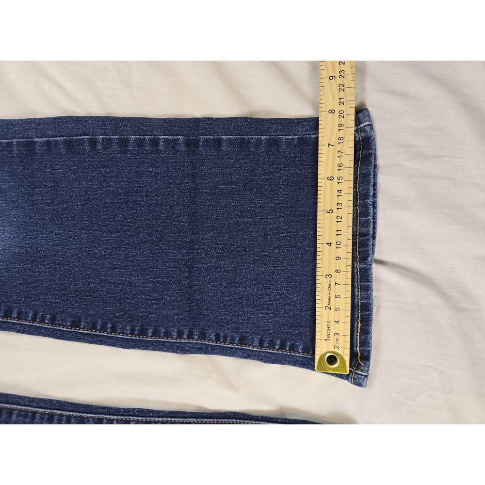 Levis 725 High Rise Bootcut Pants Womens 28 Blue Med Wash Stretch Jeans 28x30 - Picture 5 of 10